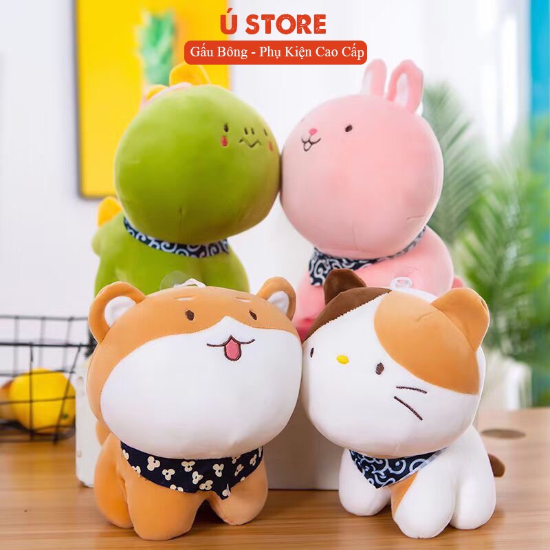 Chó Bông Shiba Cosplay 25 cm Cao Cấp - Ú Store