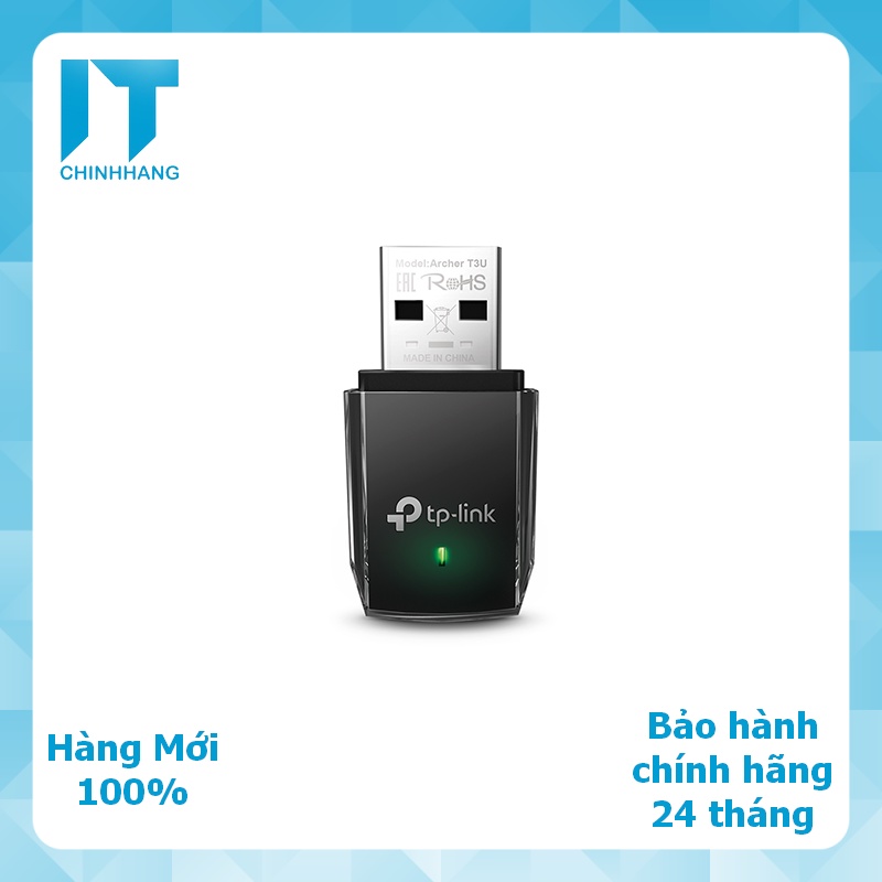 USB WiFi Băng Tần Kép TP-Link Archer T3U - HÀNG CHÍNH HÃNG