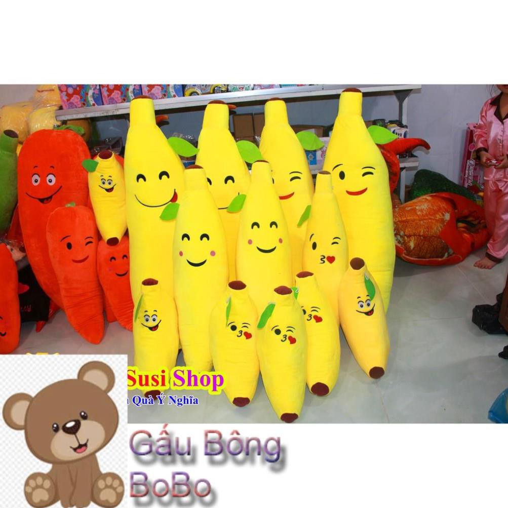 [BOBO] Gấu Bông GỐI ÔM TRÁI CHUỐI CUTE  Size Lớn 1m - Bán Lẻ Giá Sỉ