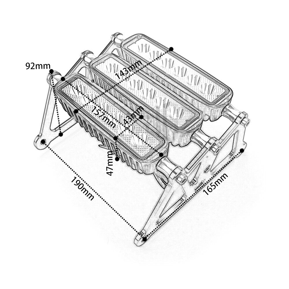Đèn Pha Led Chống Thấm Nước Cho Xe Mô Tô Honda Msx125 2013 2014 2015 2016 2017 2018 2019