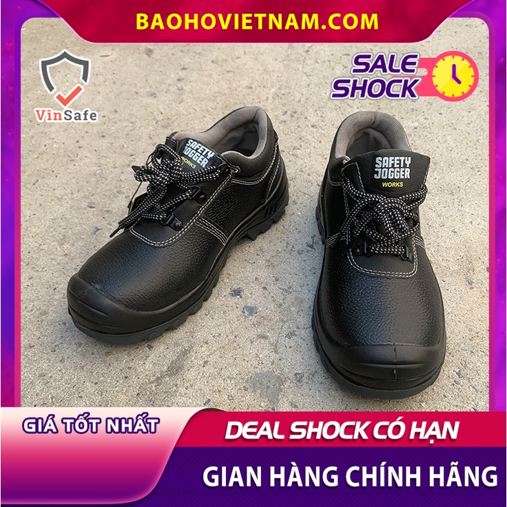 Giày Bảo Hộ Lao Động Jogger Bestrun S3 cao cấp siêu bền mũi thép chống đinh đế cao su chống trơn trượt