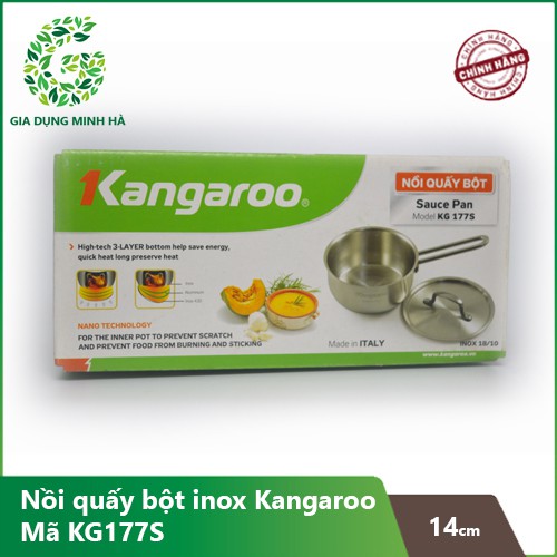 ✔️Nồi inox Kangaroo KG177S – Nhập khẩu Italy- Bảo Hành Chính hãng Kangaroo