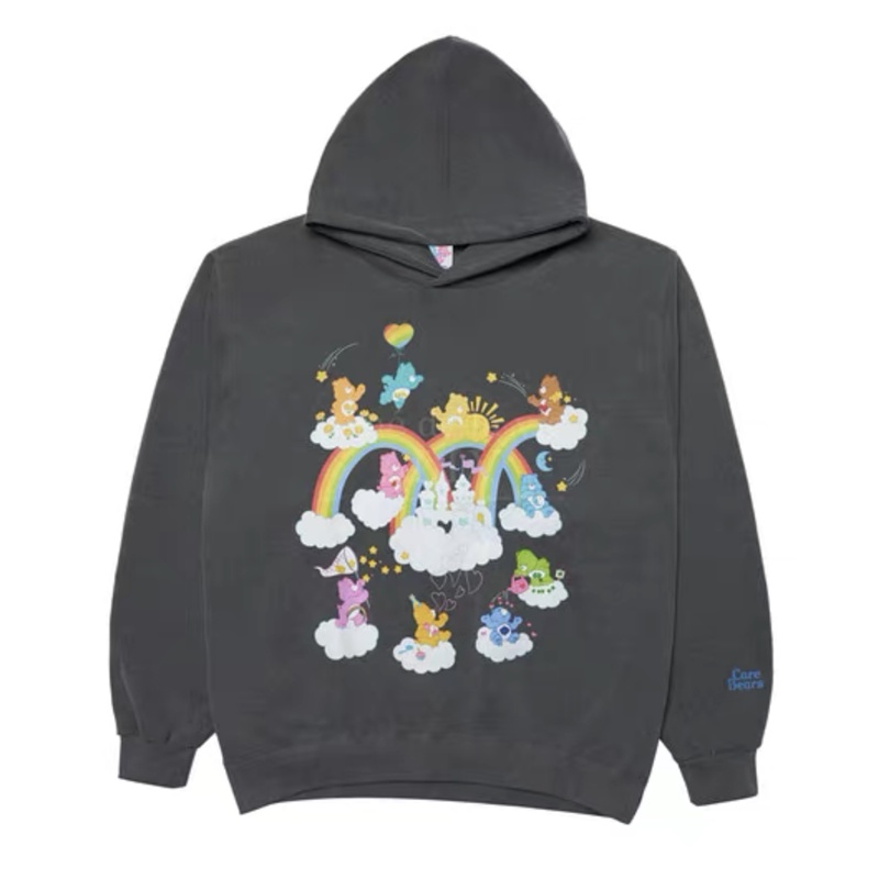 Áo hoodie in hình gấu hoạt hình ADLV CARE BEARS Co-brand