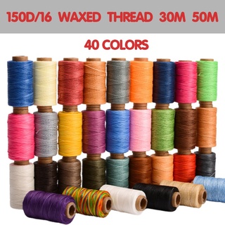 Bộ 4 Màu Sáp Sợi Polyester Dây Sáp Cho Da May Khâu Thủ Công DIY Đóng Sách Sửa Chữa Giày Macrame Dự Án