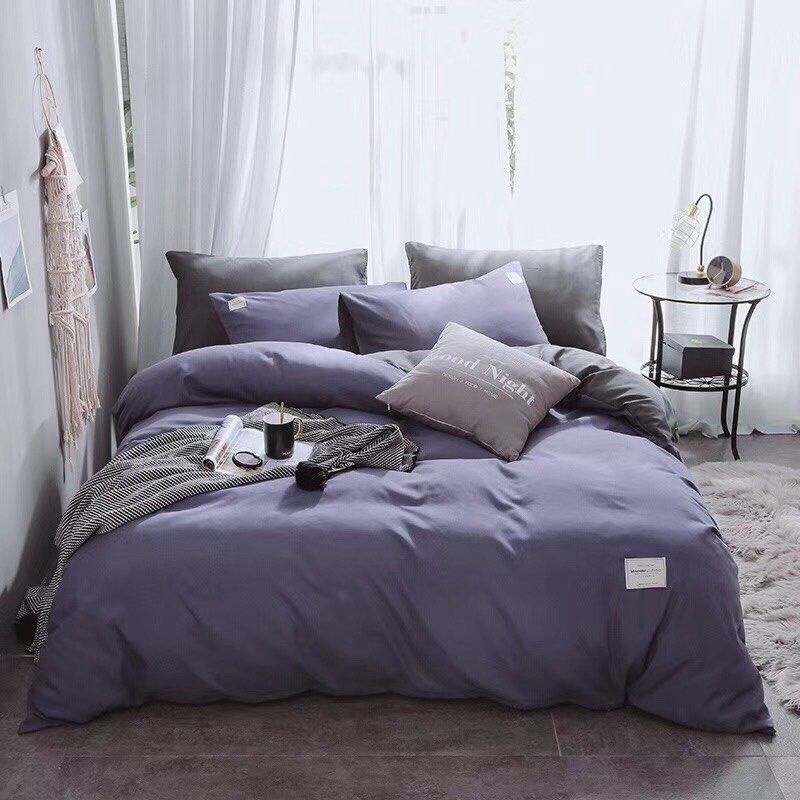 Trọn bộ Vỏ Chăn Ga Gối nhập khẩu Coton tici cao cấp chất đẹp