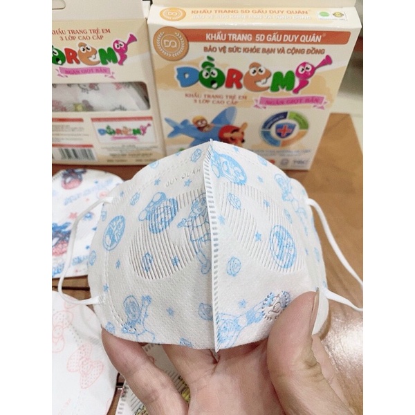 Sỉ 100 chiếc = 10 hộp khẩu trang mầm chồi lá cho bé yêu