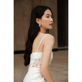 XIPI - Đầm Trắng Phối Ren