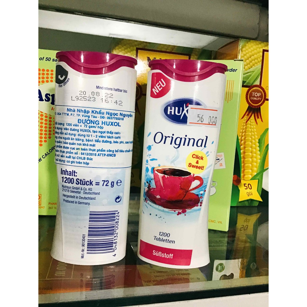 Đường ăn kiêng Huxol original (1200 viên) Đức - cvspharmacy