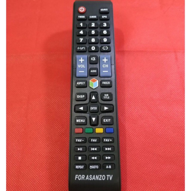 Asanzo 3D Dài - Remote điều khiển Tivi Asanzo Smart thông minh