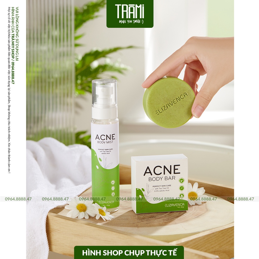 [CHÍNH HÃNG] Xịt Mụn Lưng Và Xà Phòng Giảm Mụn Lưng Elizavenca, Đánh Bay Mụn Lưng Chỉ Sau 3 Tuần Sử Dụng | BigBuy360 - bigbuy360.vn