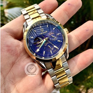 [Chính Hãng] Đồng Hồ Nam Automatic TEVISE T9PRO Xanh Coban Fullbox