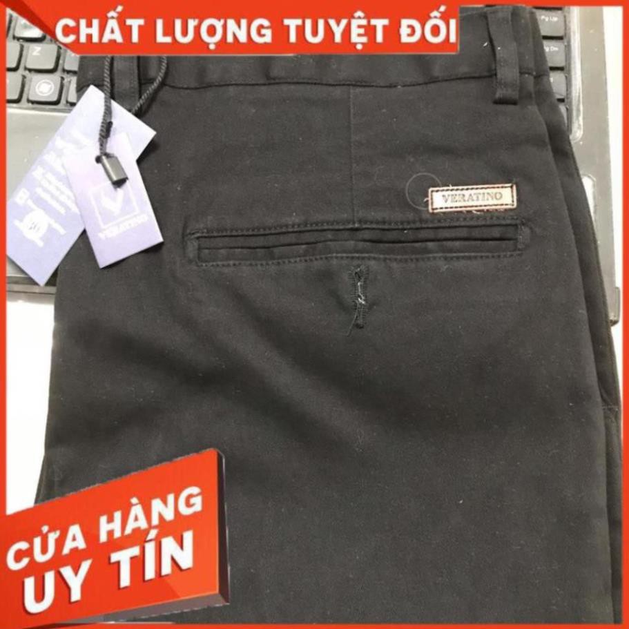 Quần Kaki Nam Slimfit Hàn Quốc Veratino Cao Cấp - Full màu: Xanh rêu, đen, nâu, xám chất co giãn, dáng công sở.