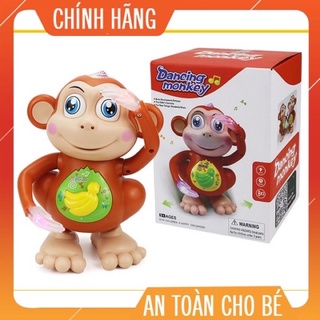 KHỈ NHẢY MÚA TỰ ĐỘNG PHÁT SÁNG VÀ PHÁT NHẠC CHO BÉ