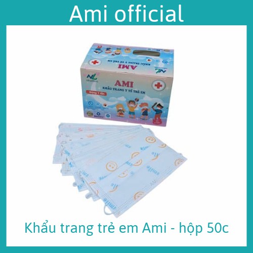 Khẩu trang trẻ em Imask kid - hộp 50c