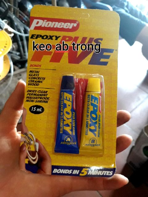 [Mã LIFEAU5SALE giảm 20k đơn 50k] Keo gắn đa năng khô nhanh AB Pioneer philippines