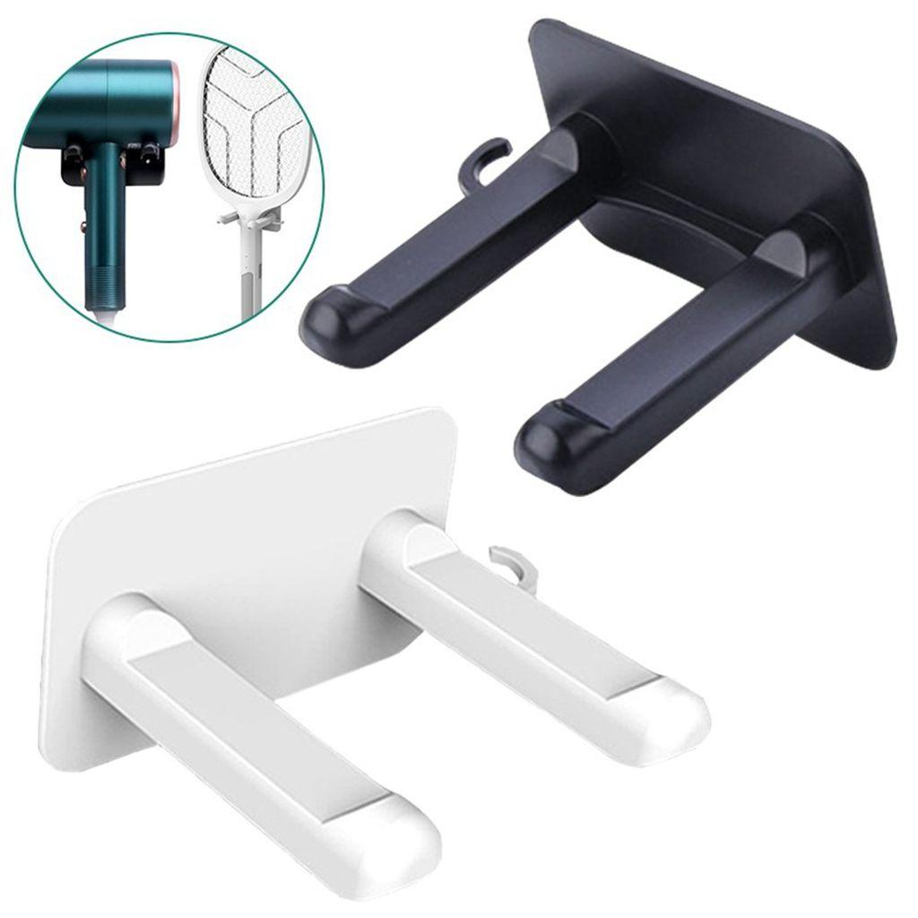 Chân đế máy sấy tóc dalton 1 chiếc màu rắn phụ kiện phòng tắm treo tường punch giá đỡ máy sấy tóc tự dính miễn phí