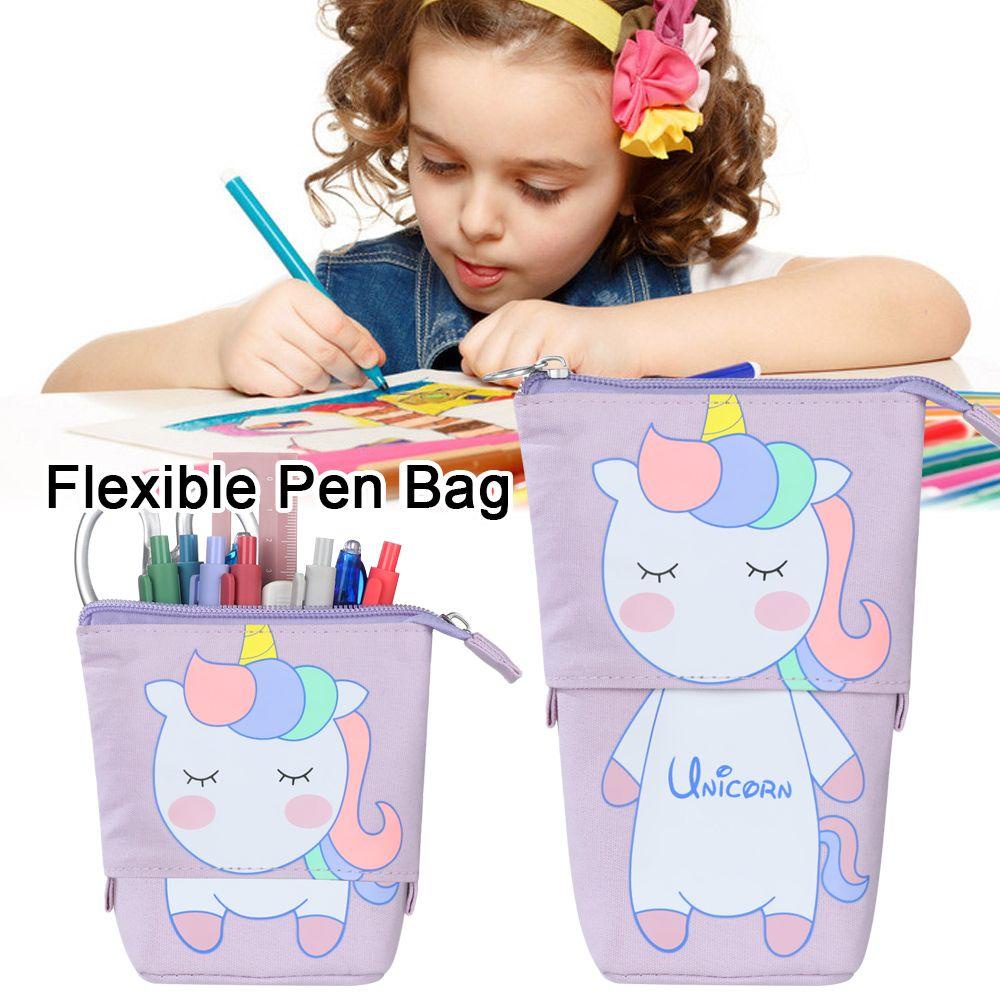 Túi Đựng Bút Hình Mèo Có Khóa Kéo Thời Trang