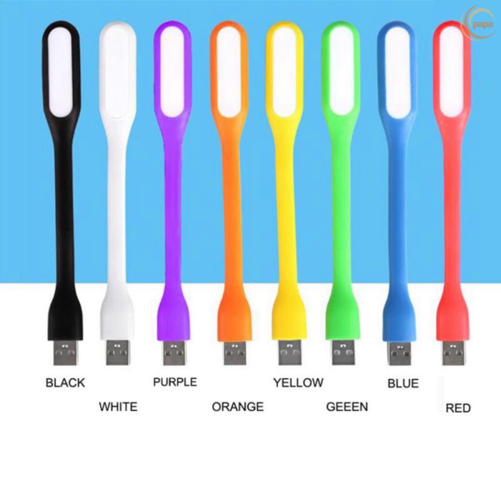 Đèn Led Mini USB siêu sáng, vỏ nhựa dẻo - cắm cổng USB sạc dự phòng
