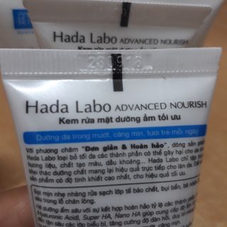 Combo Sữa rữa mặt Hadalabo: hkm 20tuyp