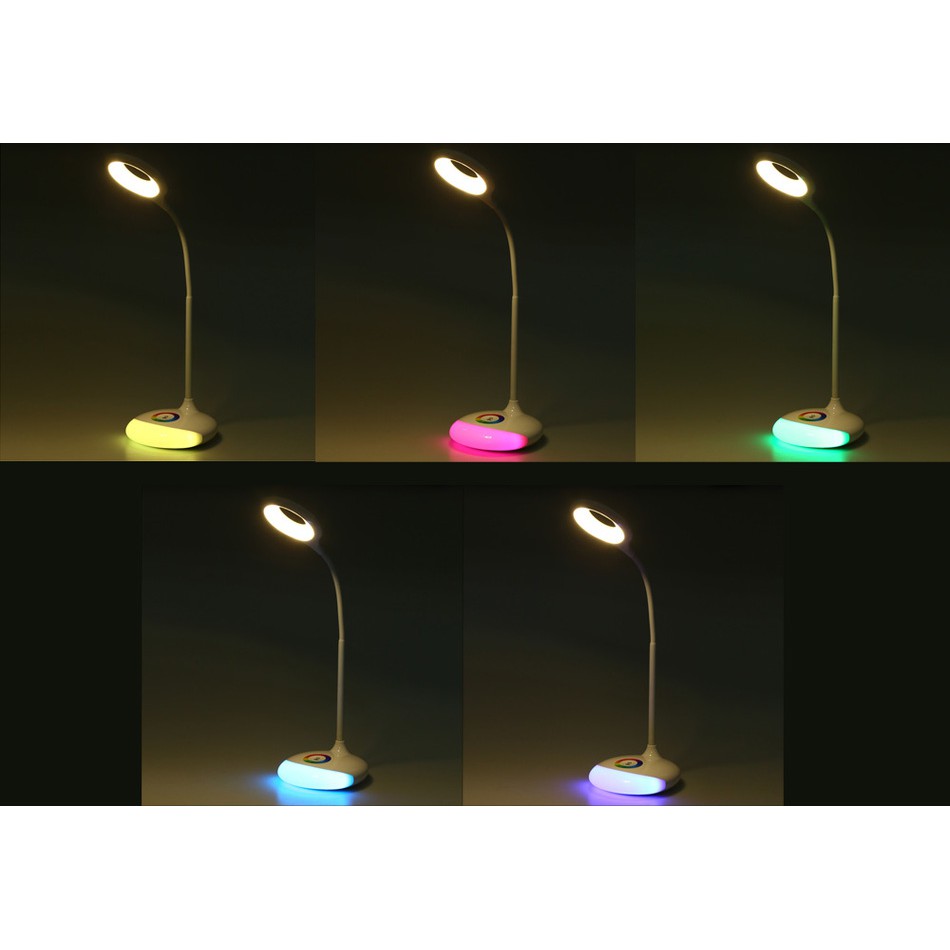 Đèn bàn cảm ứng-cảm biến LED nhiều màu 2in1 BAOKE