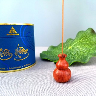 Đế Cắm Nhang Trầm Hương Bằng Gỗ Hương Hình Hồ Lô Tiện Dụng