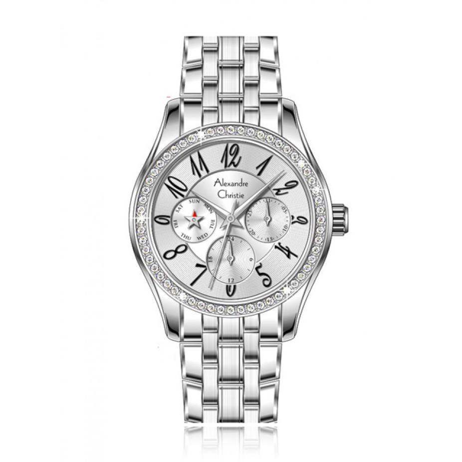 Đồng hồ đeo tay Nữ hiệu Alexandre Christie 2497BFBSSSL