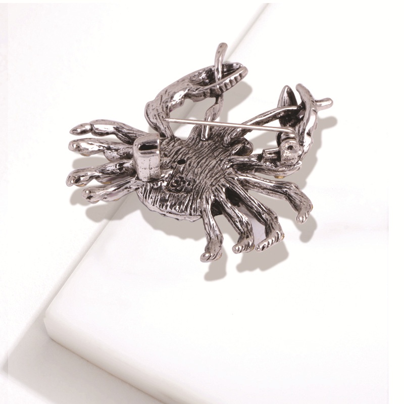 Ghim Cài Áo Hình Con Cua Đính Đá Thời Trang