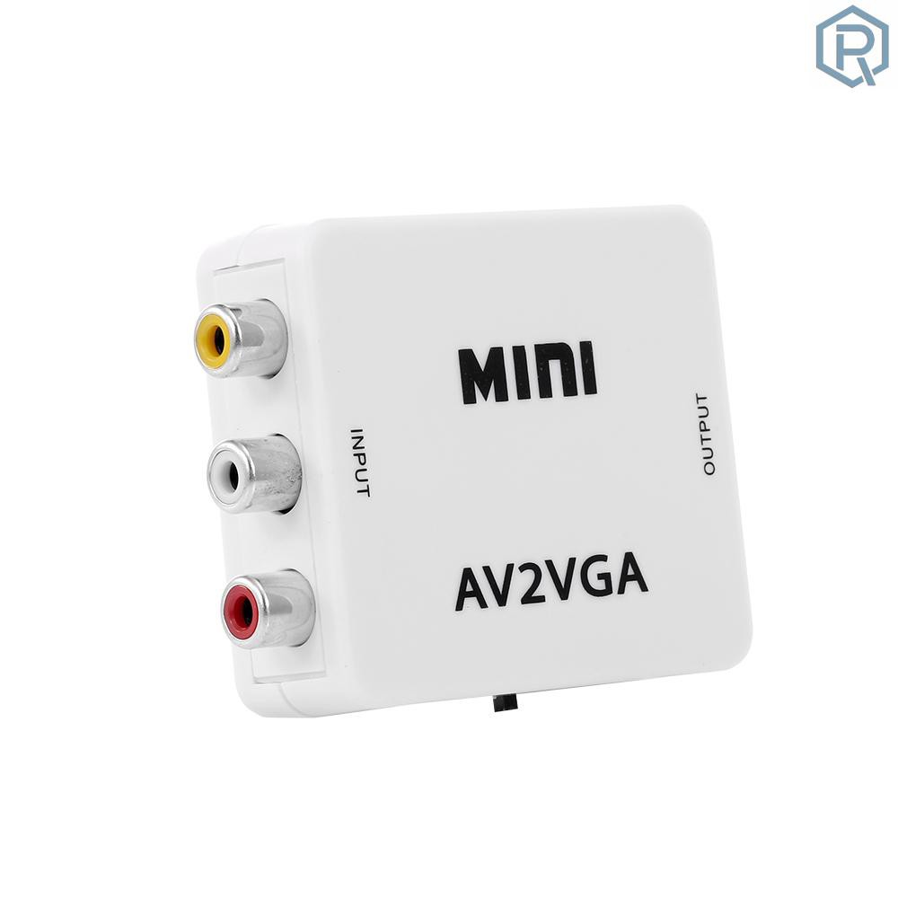 Bộ Chuyển Đổi Av Sang Vga 1080p Hd Mini Vga