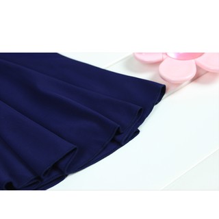 Đồ bơi nữ tay dài - xanh đen