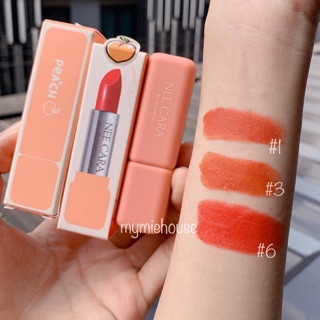 SON THỎI TRÁI ĐÀO PEACH NEE CARA