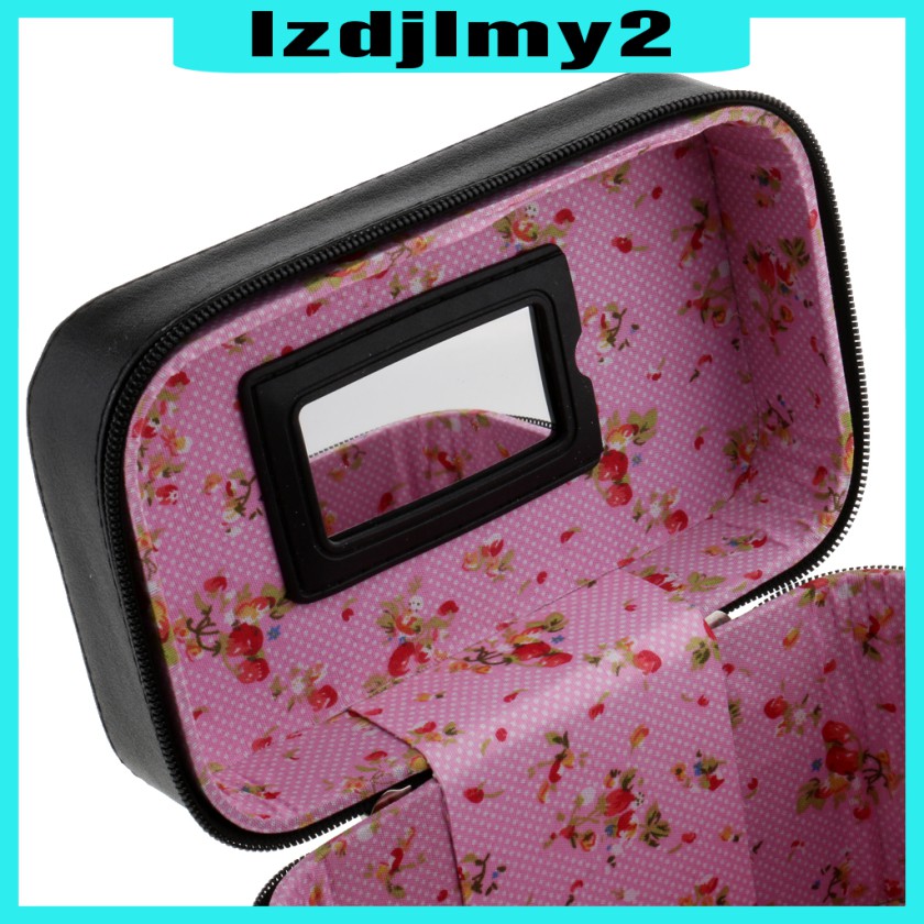 Túi Đựng Đồ Trang Điểm Có Khóa Kéo Màu Đen Lzdjlmy2