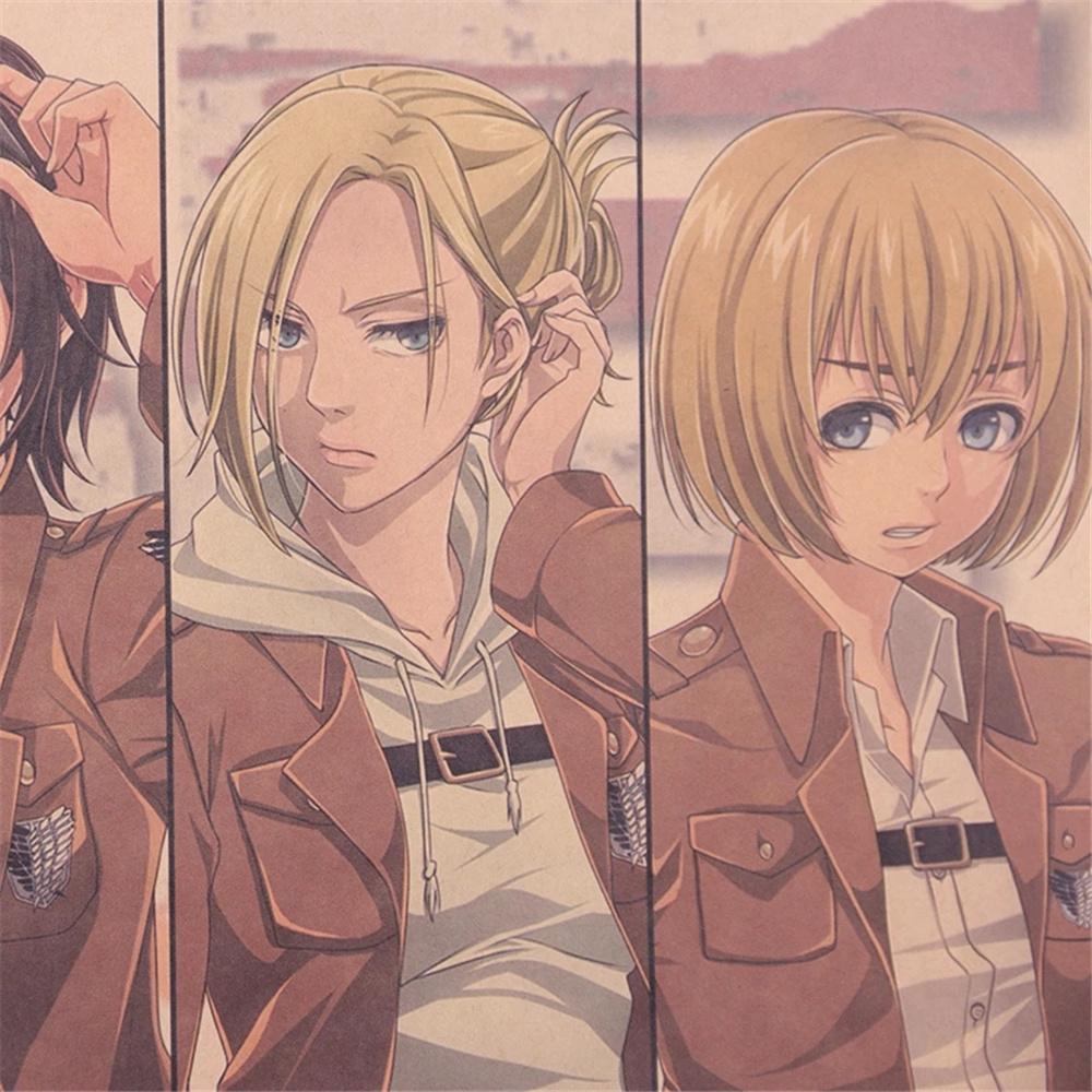 Poster Phim Attack on Titan Treo Tường Trang Trí