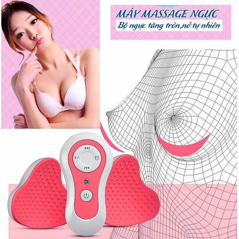 Máy massage nâng ngực an toàn hiệu quả nhanh chóng, dụng cụ mát xa ngực cải thiện kích thước và tình trạng chảy xệ