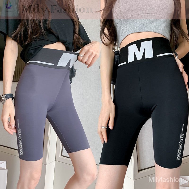 Quần Short Thể Thao Nữ Lưng Cao Chất Liệu Nhanh Khô