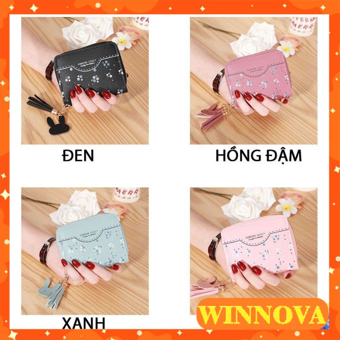 Ví nữ mini cao cấp ngắn cute nhỏ gọn bỏ túi thời trang giá rẻ WINNOVA AV18