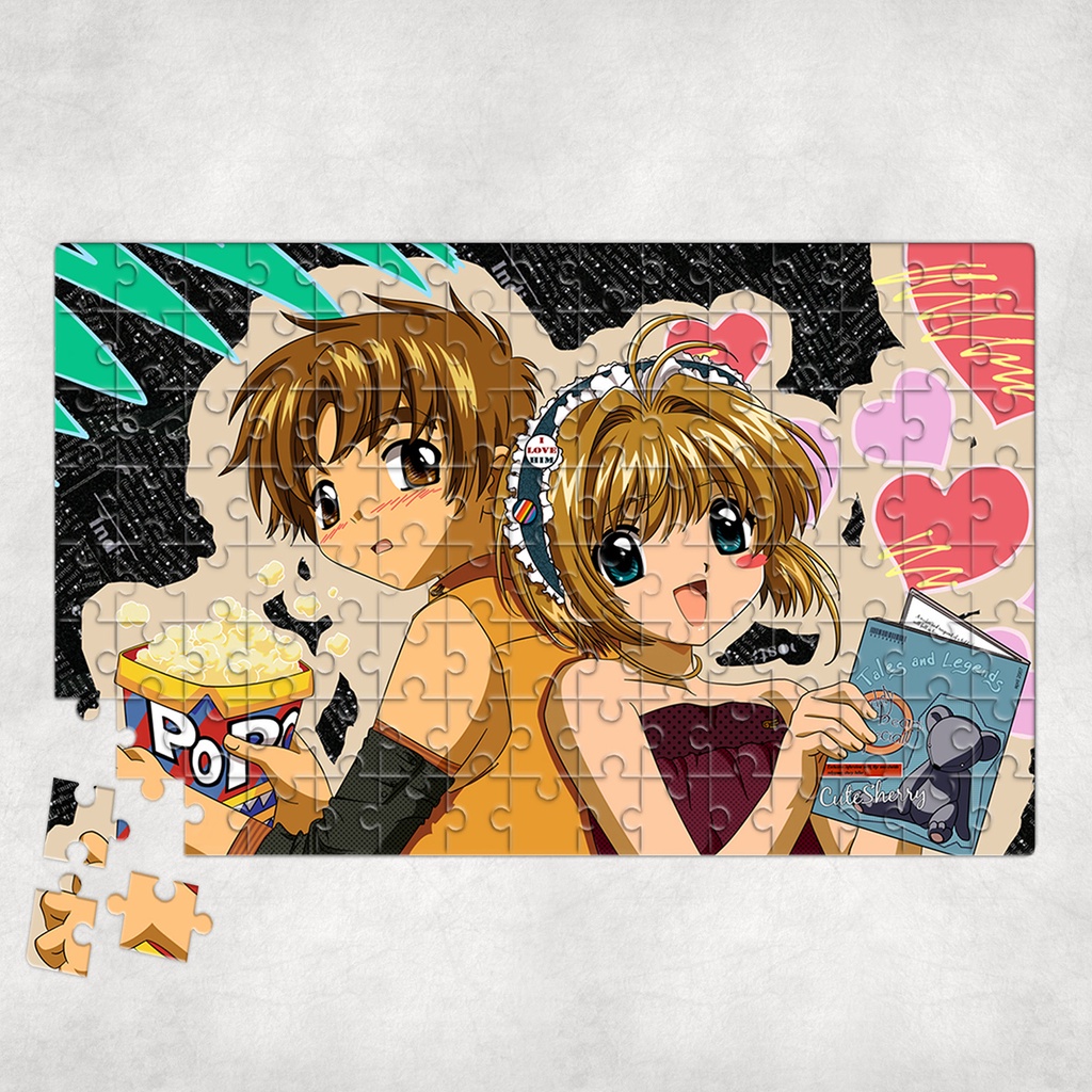 Tranh ghép hình A4, A5 Anime, xếp hình CARDCAPTOR SAKURA - Mẫu 1