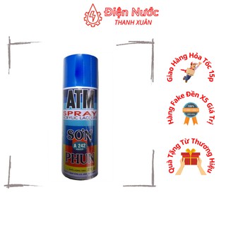 Sơn Xịt ATM Dạng Bình Cầm Tiện Lợi Giúp Bảo Vệ Các Bề Mặt Gỗ & Kim Loại 9187