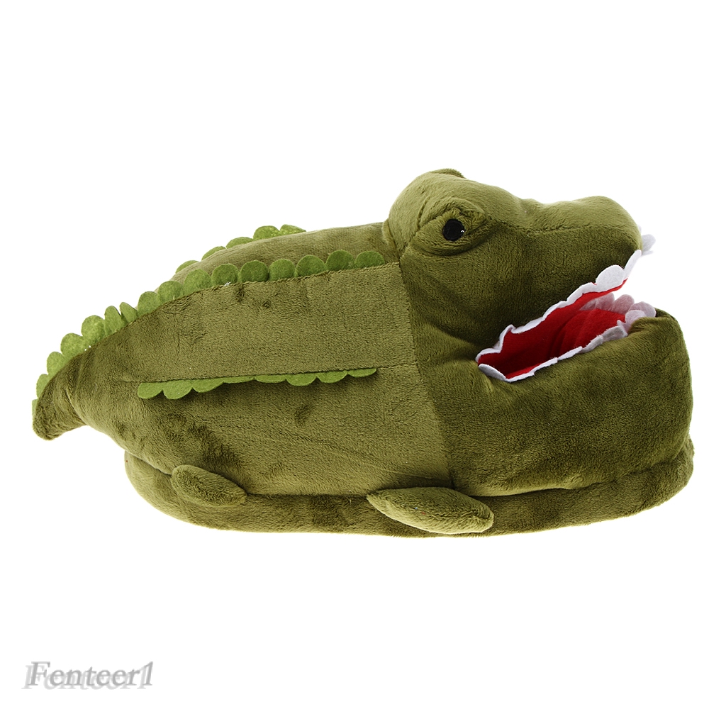 Dép Bông Đi Trong Nhà Hình Cá Sấu Dễ Thương Fenteer1