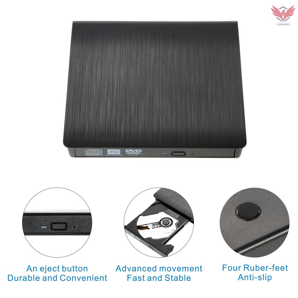 Ổ Đĩa Dvd Gắn Ngoài Usb 3.0 Siêu Mỏng Cho Linux Windows Mac Os | BigBuy360 - bigbuy360.vn