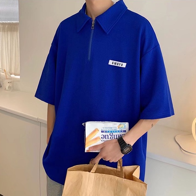 áo thun nam có cổ hàn quốc áo polo unisex from rộng áo phông bông áo thun có cổ nữ áo thun nam thời trang áo polo nam đẹp