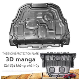Tấm chắn gầm 3d xe hơi ô tô manga 2018-2021 ford ecosport tấm ốp chắn gầm động cơ kèm ốc tự lắp đặt