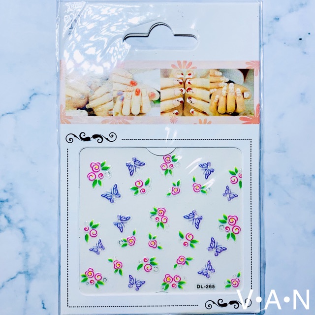 Sticker dán móng tay nhiều mẫu