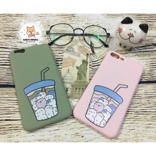 Ốp Iphone Trà sữa mèo con đáng yêu