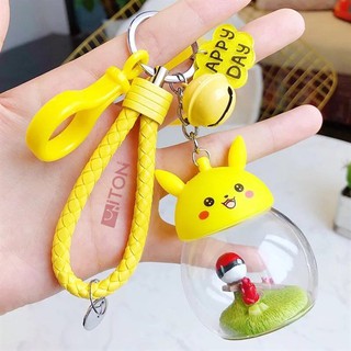 Móc khóa đèn led nhựa trong suốt