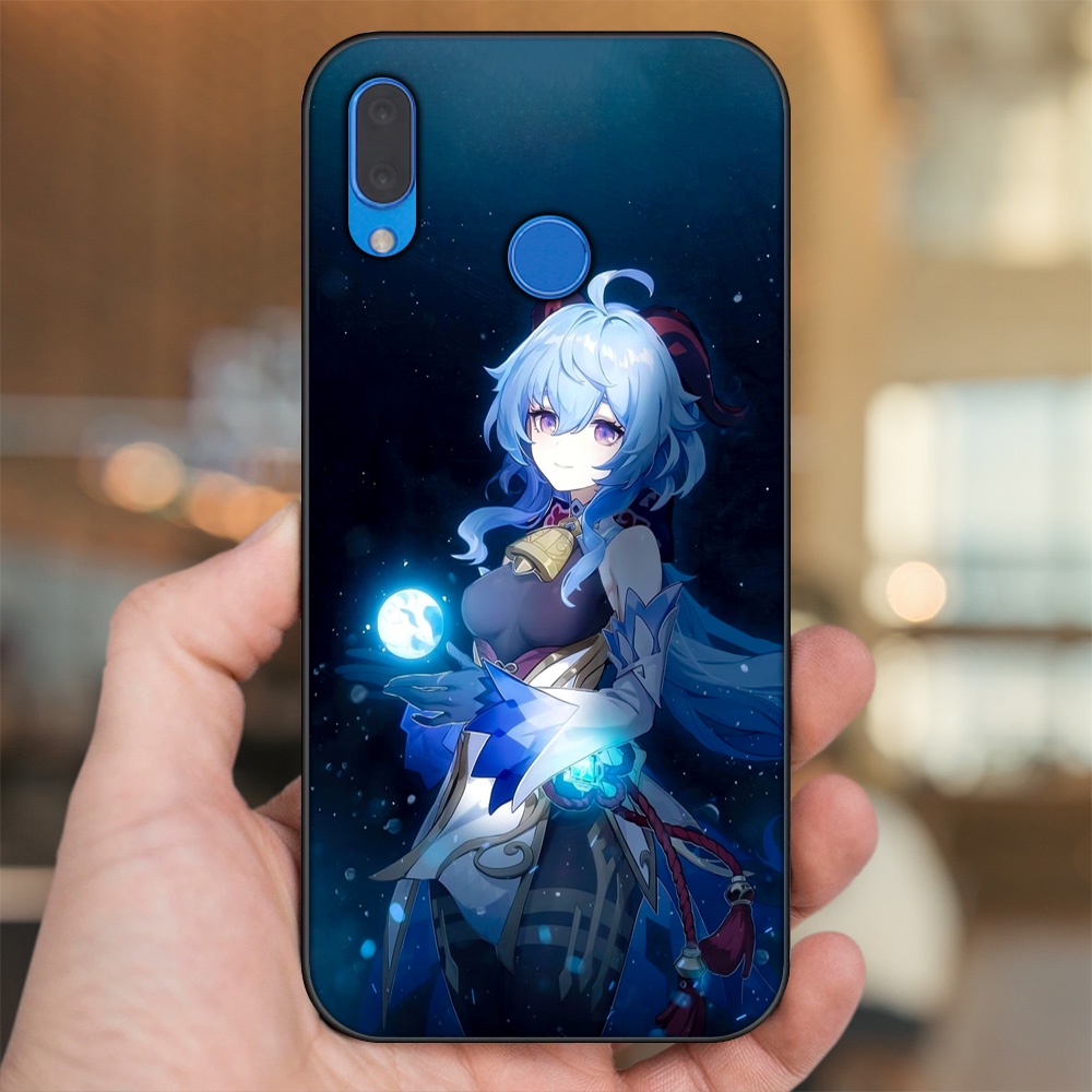 Ốp lưng Huawei Nova 3, Nova 3i, Nova 3e, P20 Lite viền đen in hình Ganyu Genshin Impact