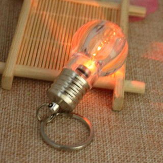 [GIÁ SỈ] Combo 2 Móc Khóa Hình Bóng Đèn Led 7 Màu