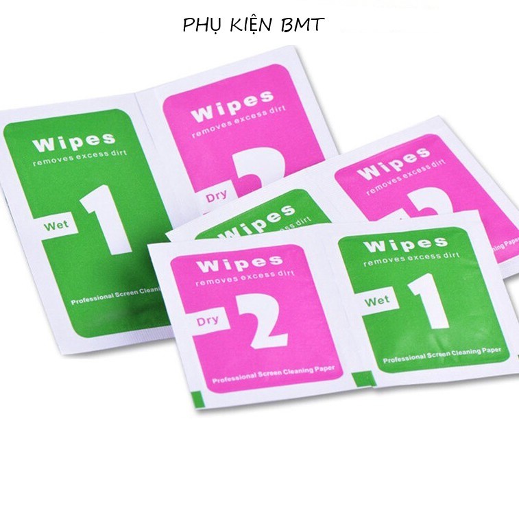 Khăn tẩm Cồn vệ sinh màn hình điện thoại, 2 trong 1 ,Vệ Sinh thân máy khử khuẩn dễ dàng sử dụng