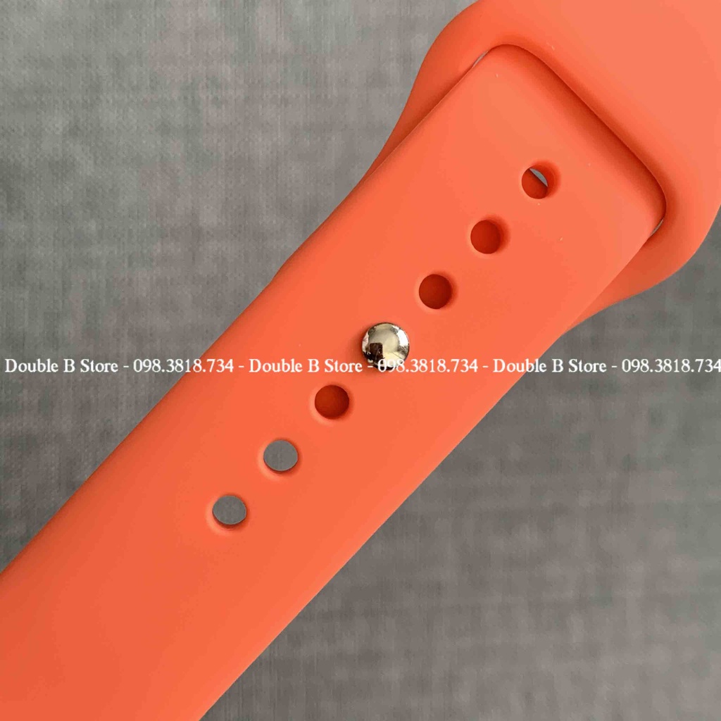 DÂY ĐỒNG HỒ MÀU CAM CAO SU APPLE WATCH SPORT BANDS CAO CẤP FULL SIZE 1 2 3 4 5 6