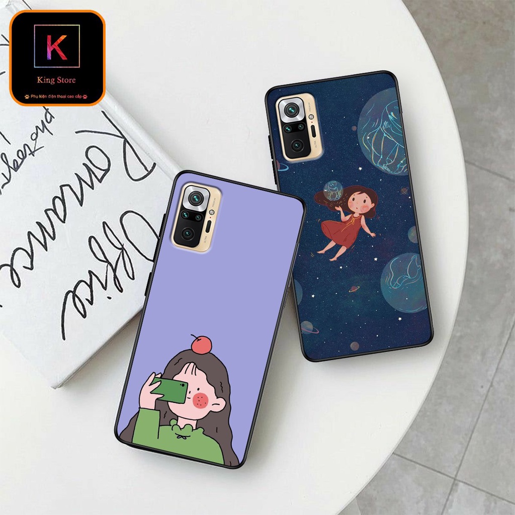 Ốp lưng Xiaomi Redmi Note 10 - Redmi Note 10S - Redmi Note 10 5G - Redmi Note 10 Pro - Ốp in hình bé gái siêu đáng yêu