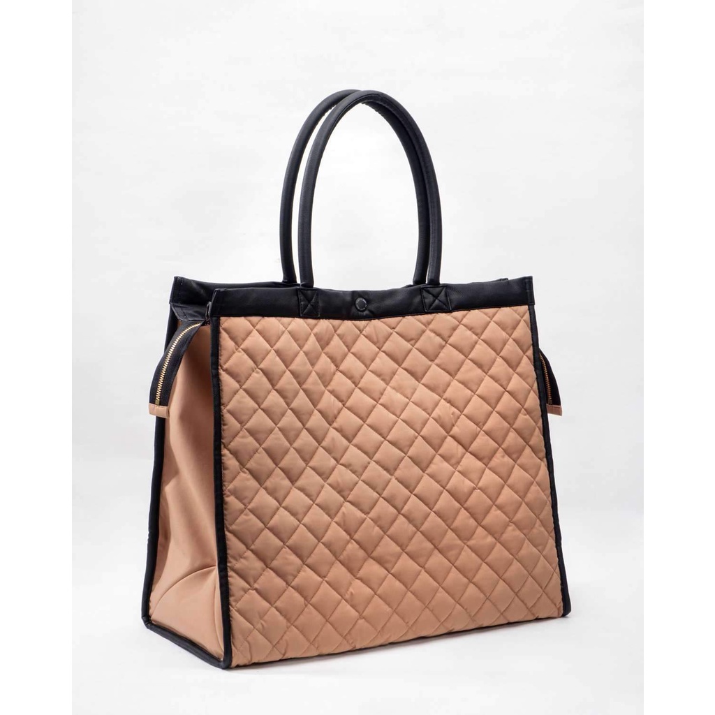 Túi xách Yvette LIBBY N'guyen Paris cho nam/nữ/unisex - Max Sax - Màu Beige, 100% Lông Ngỗng Tự Nhiên